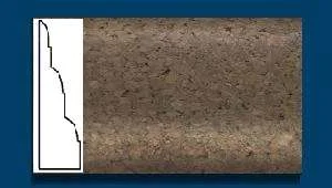 Плинтус пробковый ArtCorkDesing С 105 (Колер 7) 18x45x910 мм в Кургане