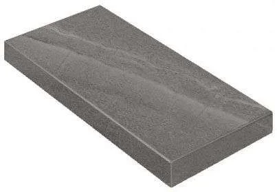 Керамогранит Italon Контемпора Карбон 33x120 ступень угловая правая в Кургане