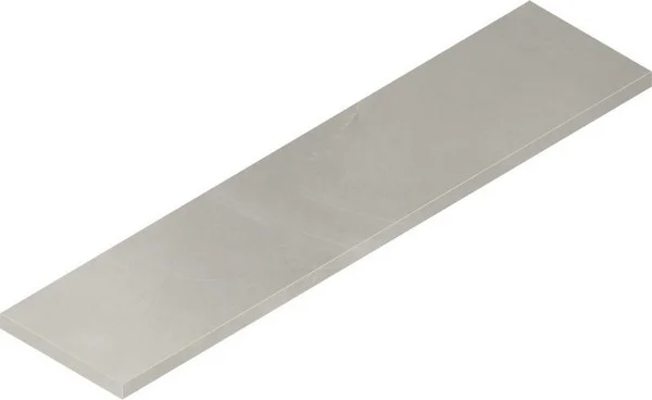 Керамогранит Italon Континуум Сильвер Ступень угловая левая 33х120 (Натуральная) в Кургане