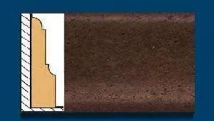 Плинтус пробковый ArtCorkDesing С 104 (Колер14) 12x40x910 мм в Кургане