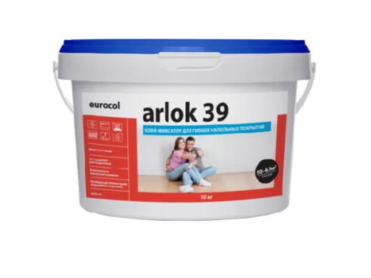 Клей Arlok 39 (10 кг) 150-200 г/м2, фиксатор против сдвигов в Кургане