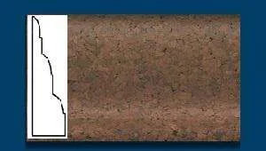 Плинтус пробковый ArtCorkDesing С 105 (Колер 11) 18x45x910 мм в Кургане