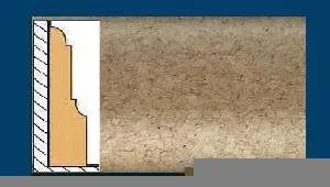 Плинтус пробковый ArtCorkDesing С 104 (Колер 5) 12x40x910 мм в Кургане