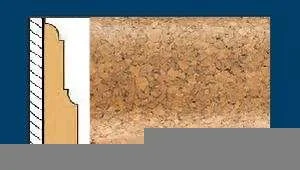 Плинтус пробковый ArtCorkDesing С 103 (Колер 8) 12х65х910 мм в Кургане