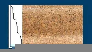 Плинтус пробковый ArtCorkDesing С 105 (Колер 8) 18x45x910 мм в Кургане