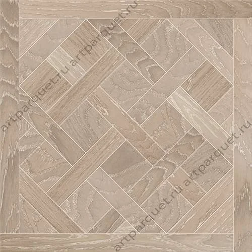 Модульный паркет Кочанелли Версаль Дуб Светлый 600*600*15 мм фаска в Кургане