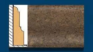 Плинтус пробковый ArtCorkDesing С 104 (Колер10) 12x40x910 мм в Кургане