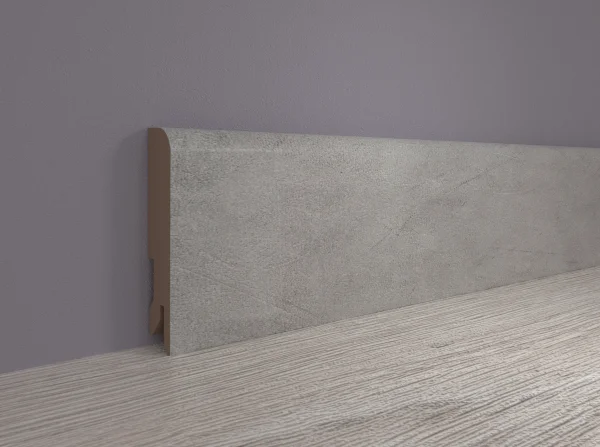 Плинтус MDF Bonkeel 24065 Бетон Лофт Натур (100х16х2400 мм) в Кургане