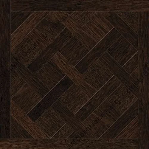 Модульный паркет Кочанелли Версаль Дуб Темный 600*600*15 мм фаска в Кургане