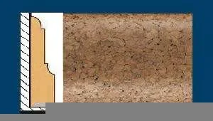 Плинтус пробковый ArtCorkDesing С 103 (Колер 9) 12х65х910 мм в Кургане