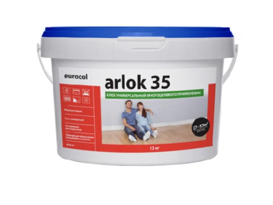 Клей Arlok 35 (13 кг) 230-490 г/м2, контактный для ПВХ покрытий в Кургане