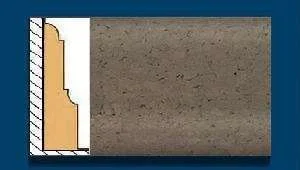 Плинтус пробковый ArtCorkDesing С 104 (Колер15) 12x40x910 мм в Кургане