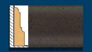 Плинтус пробковый ArtCorkDesing С 104 (Колер18) 12x40x910 мм в Кургане