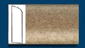 Плинтус пробковый ArtCorkDesing С 106 (Колер 5) 10х60х910 мм в Кургане