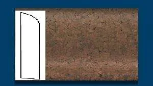 Плинтус пробковый ArtCorkDesing С 106 (Колер 11) 10х60х910 мм в Кургане