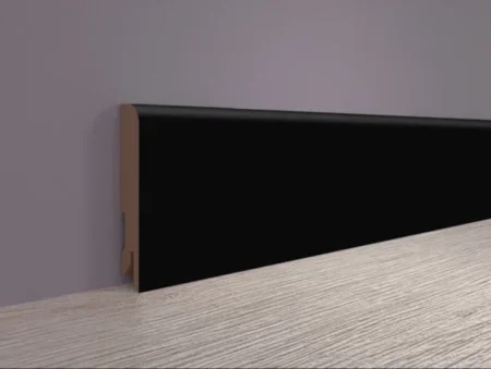 Плинтус MDF Bonkeel 24032 Чёрный Софт (100х16х2400 мм) в Кургане