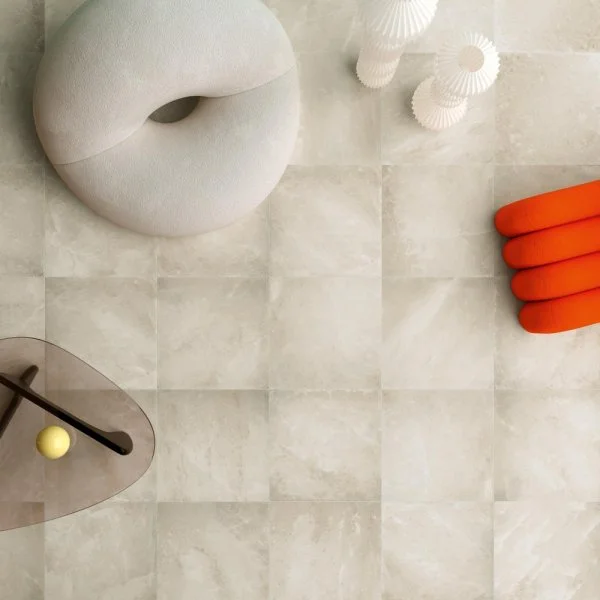 Керамогранит Coliseum Ривьера Уайт 60х60 (Натуральный и Реттифицированный) в Кургане