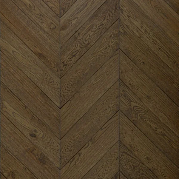 Инженерная доска Kochanelli Французская Ёлка Оскуро Дуб Original Браш (600х120х15) в Кургане