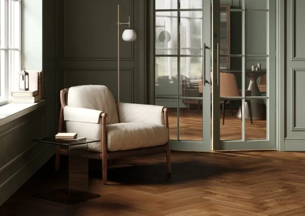 Паркетная доска Quartz Parquet Штучный паркет Орех Американский 44-400-29 в Кургане