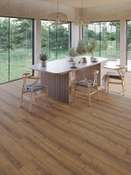 Ламинат Egger PRO 8/33 4V Large Aqua+ Дуб Шерман коньяк коричневый EPL184 в Кургане