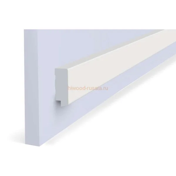 Финишный молдинг LF124B NP левый белый (31х12х2700мм) в Кургане