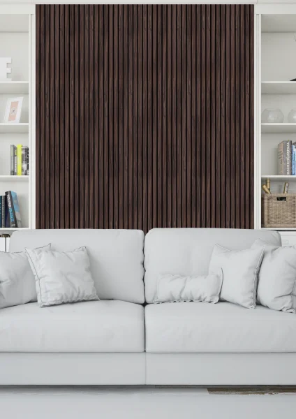 Декоративная панель для стен HiWood LV124 BR395K (120х12х2700мм) в Кургане