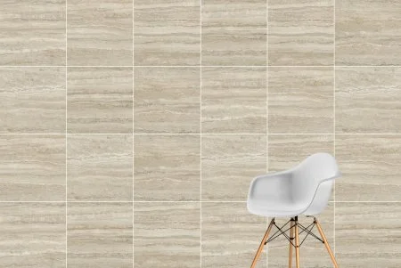 Керамогранит Vitra CityStone Травертин Линейный 60х60 (Натуральная и Реттифицированная) в Кургане