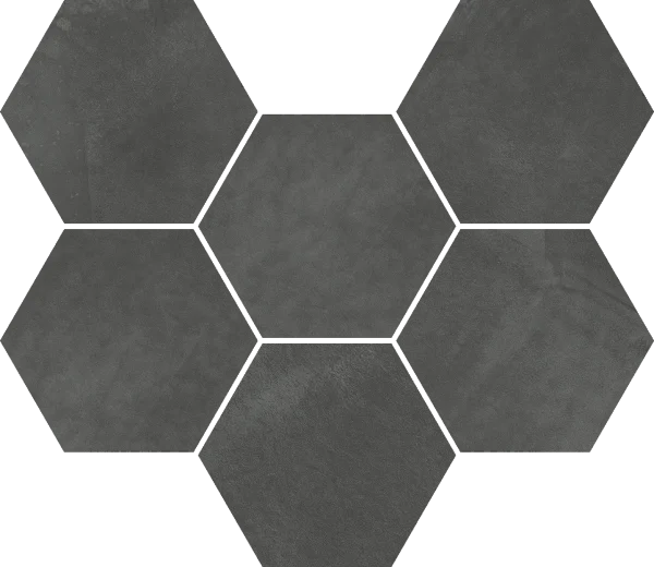Мозаика Континуум Петрол Гексагон 25х29