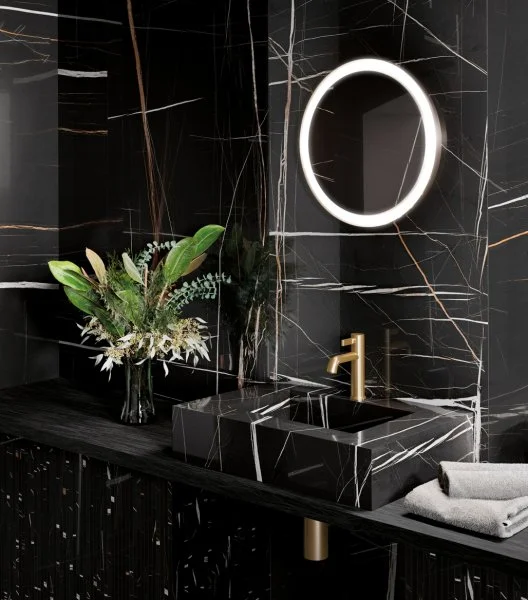 Керамогранит Italon Шарм Делюкс Сахара Нуар 80х80 (Натуральная и реттифицированная) в Кургане