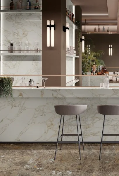 Керамогранит Italon Шарм Делюкс Арабескато Уайт 80х160 (Люкс и реттифицированная) в Кургане