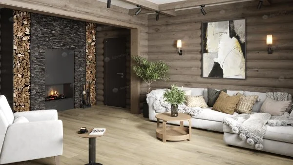 Кварц-виниловая плитка Alpine Floor Premium XL Дуб Сливочный ЕСО 7-19, 8 мм. 43 класс в Кургане