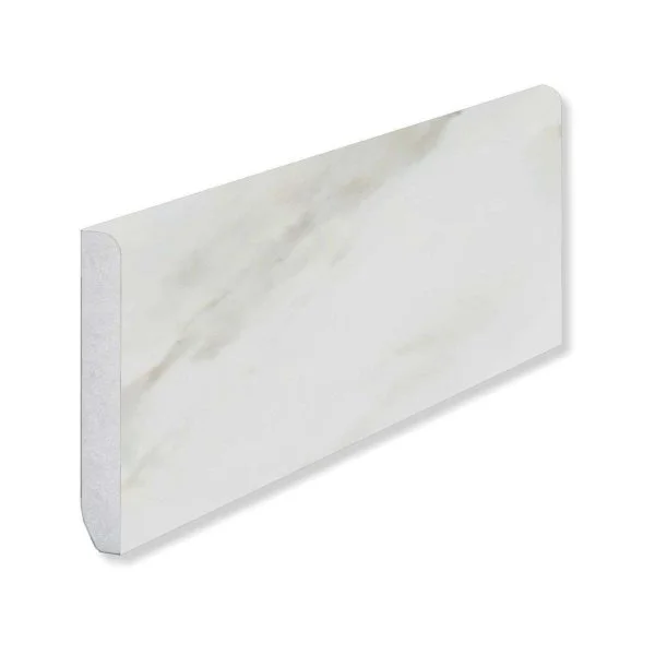 Кварцевый плинтус Fargo 6089-1 Белый Мрамор 80х11х2200 мм в Кургане