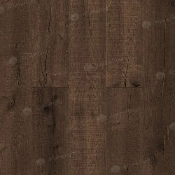 Каменно-полимерная плитка Alpine Floor Real Wood Дуб Мокка ECO 2-2, 6 мм 43 класс в Кургане