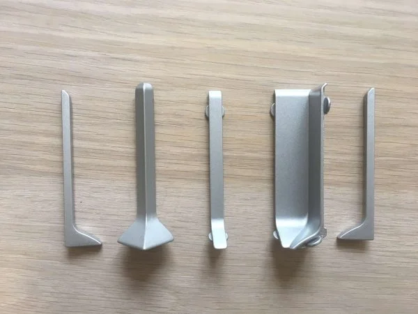 Соединитель для плинтуса ЭлитПроф Плоский 100 (Алюм) в Кургане