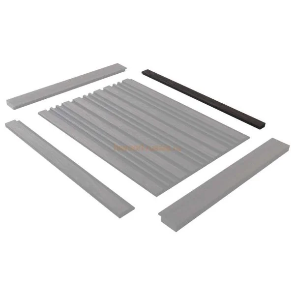 Финишный молдинг LF124B BR395K левый декорированный (31х12х2700мм) в Кургане