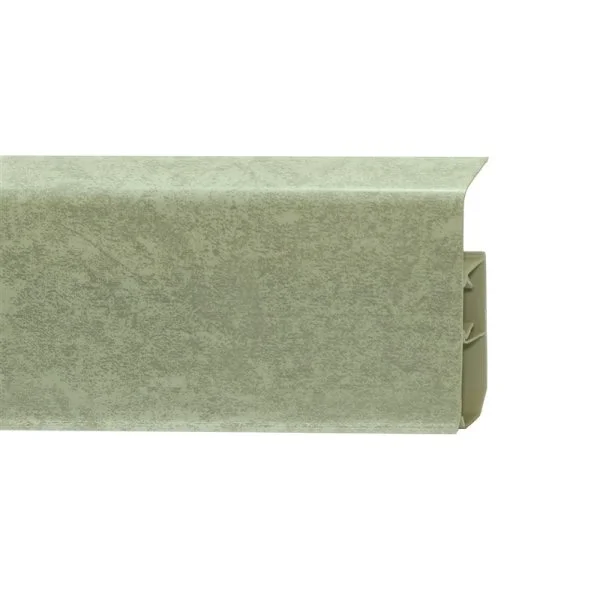 Пластиковый плинтус Royce №339 Мрамор Светлый (80х24х2200мм) в Кургане