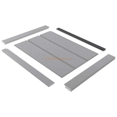 Финишный молдинг LF124B GR15K левый декорированный (31х12х2700мм) в Кургане