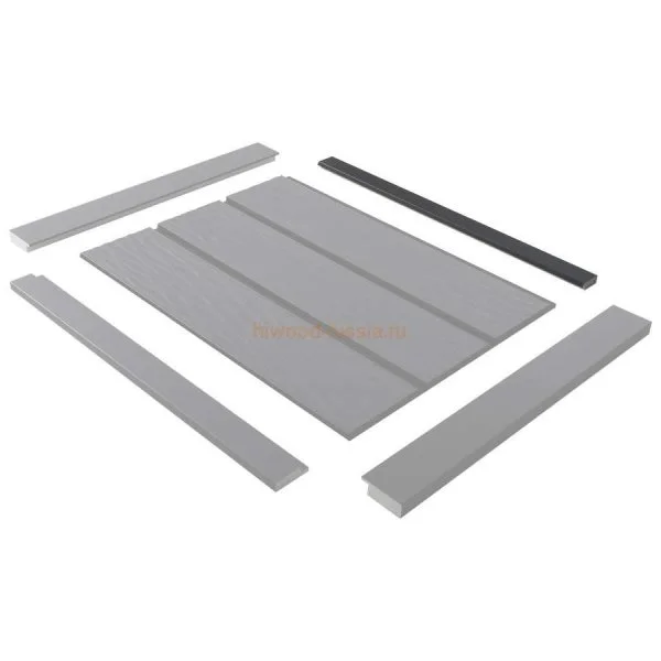 Финишный молдинг LF124B GR15K левый декорированный (31х12х2700мм) в Кургане