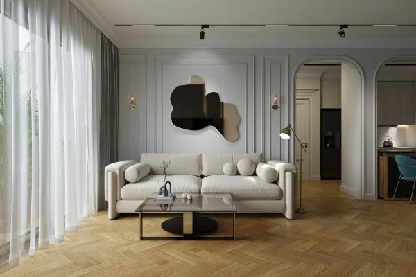 Паркетная доска Quartz Parquet Штучный паркет Вяз Кенигсберг 44-550-62 в Кургане