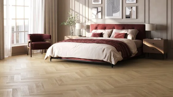 Паркетная доска Quartz Parquet Английская Ёлка Дуб Лимба 33-405 в Кургане