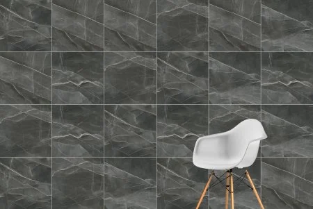 Керамогранит Vitra SityMarble Калакатта Блэк 60х60 (Лаппатированная и Реттифицированная) в Кургане