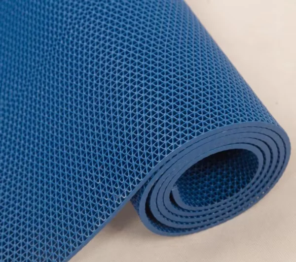 Грязезащитное рулонное покрытие ЗигЗаг Синий 4,5 мм (1,2 м) Китай в Кургане