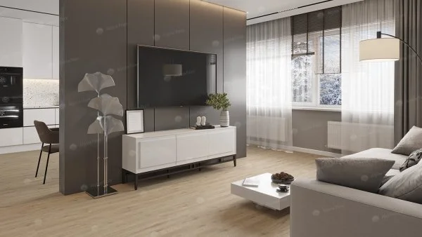 Каменно-полимерная плитка Alpine Floor Solo Анданте ECO 14-10, 3,5 мм 34 класс в Кургане