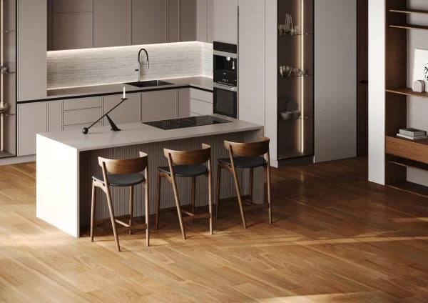 Паркетная доска Quartz Parquet Классик 5 мм Дуссия Африканская 550-63 в Кургане