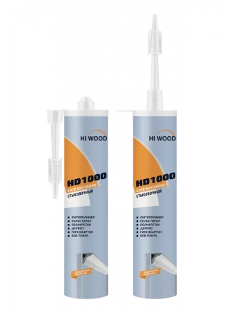 Монтажно-стыковочный клей HiWood HD1000 Белый 280 ml в Кургане