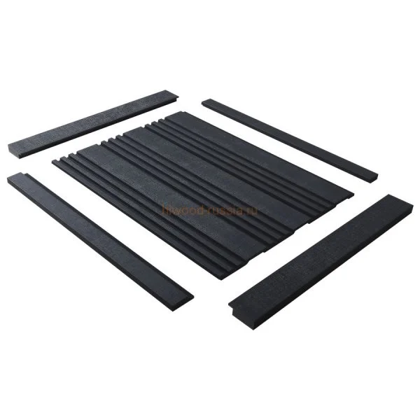 Финишный молдинг LF124B BK114K левый декорированный (31х12х2700мм) в Кургане