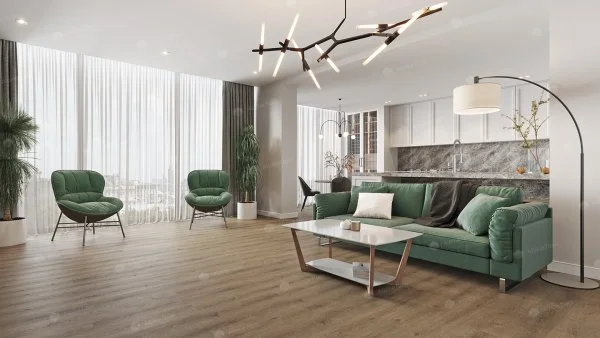 Каменно-полимерная плитка Alpine Floor Solo Plus Ларгетто ЕСО 14-301, 4 мм, 43 класс в Кургане