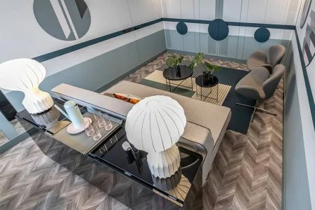 Пробковое покрытие CorkStyle Chevron Silver в Кургане