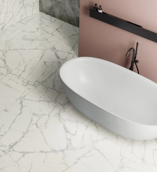 Керамогранит Italon Шарм Делюкс Инвизибл Уайт 60х120 (Паттинированная и реттифицированная) в Кургане