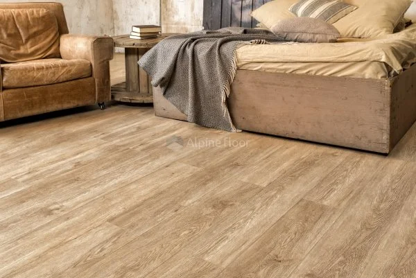 Каменно-полимерная плитка Alpine Floor Grand Sequoia Секвоя Миндаль ECO 11-6, 4мм 43 класс в Кургане